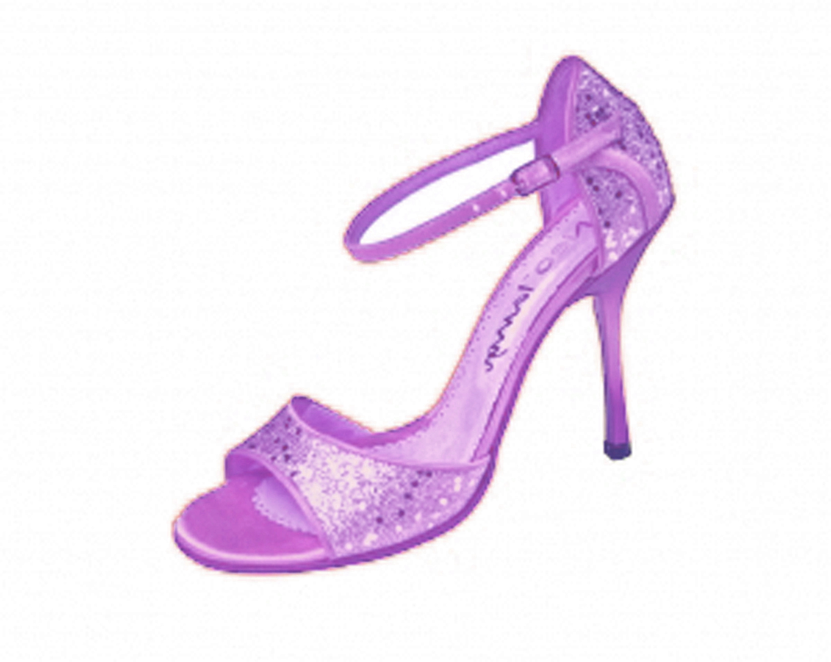 lilac shoe